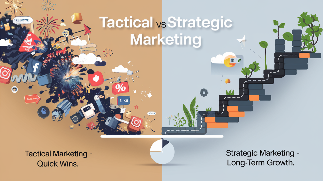 Tactical Marketing Conquering Strategic Marketing in 2025?