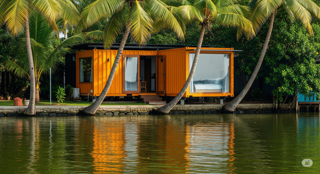 Container Home in Kerala - Banner image - AI